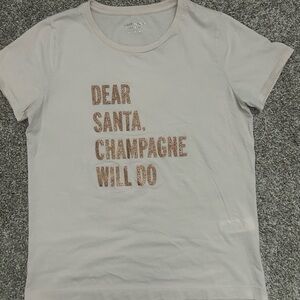 Kate Spade Dear Santa Graphic Tee XS